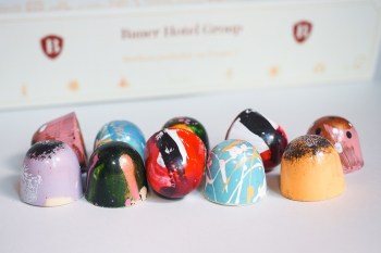 Pralinky, čokoládové bonbony mix, balení 10 ks, BHG Praha